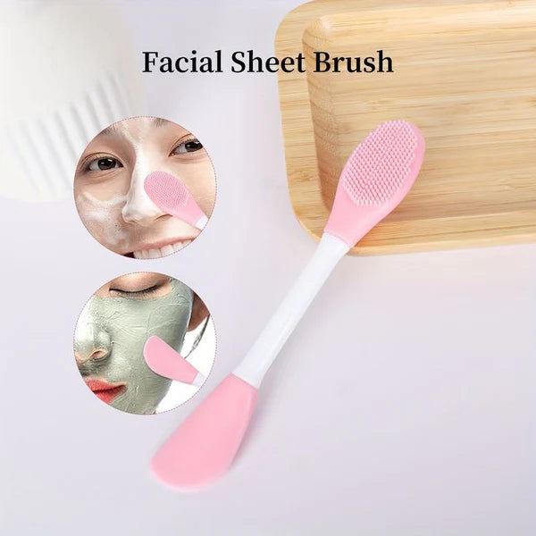 Double-sided silicone nose and face brush, gentle exfoliating cleanser, multi-purpose pet toothbrush, formaldehyde-free cleaning tool - Gadgets For All