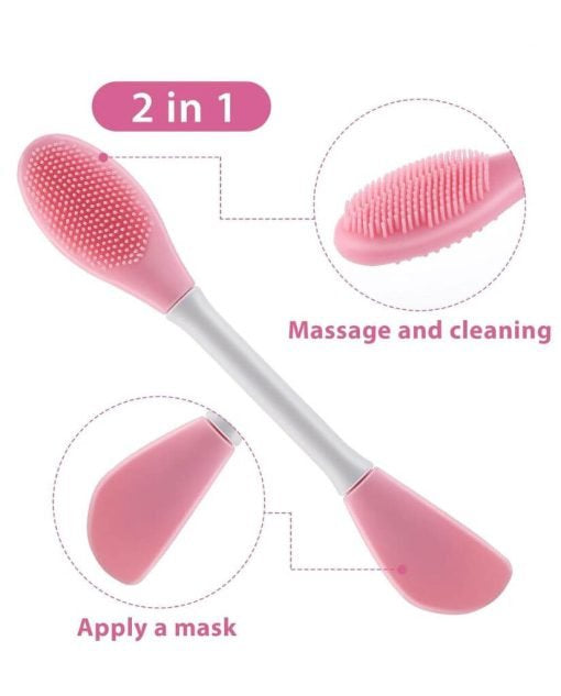 Double-sided silicone nose and face brush, gentle exfoliating cleanser, multi-purpose pet toothbrush, formaldehyde-free cleaning tool - Gadgets For All