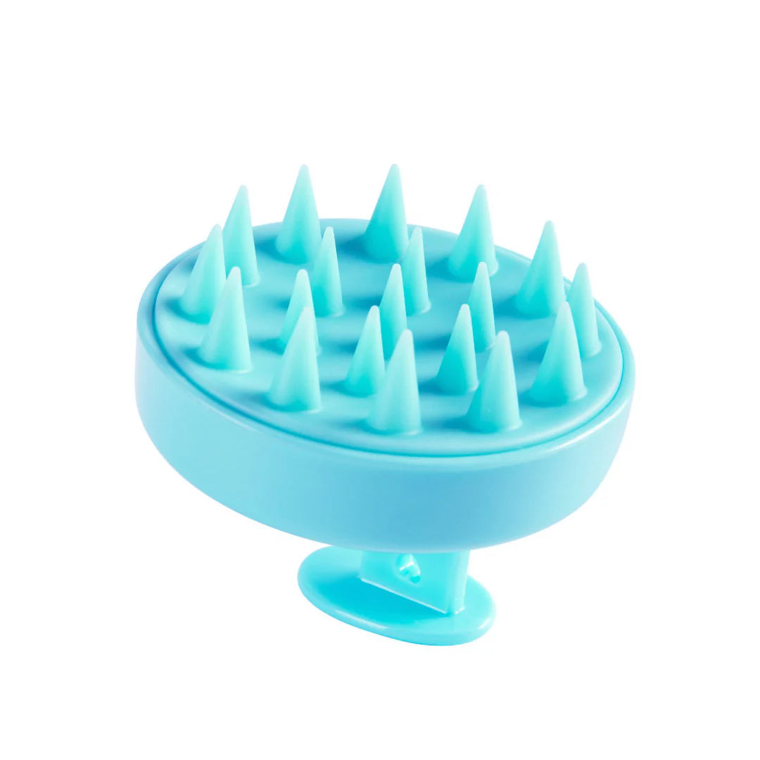 Hair Brush Massage Head Scalp Comb dandruff removal Bath SPA Scalp Massager Shampoo Brush Hair Washing Barber Hair Accessories (Black and Purple) - Gadgets For All