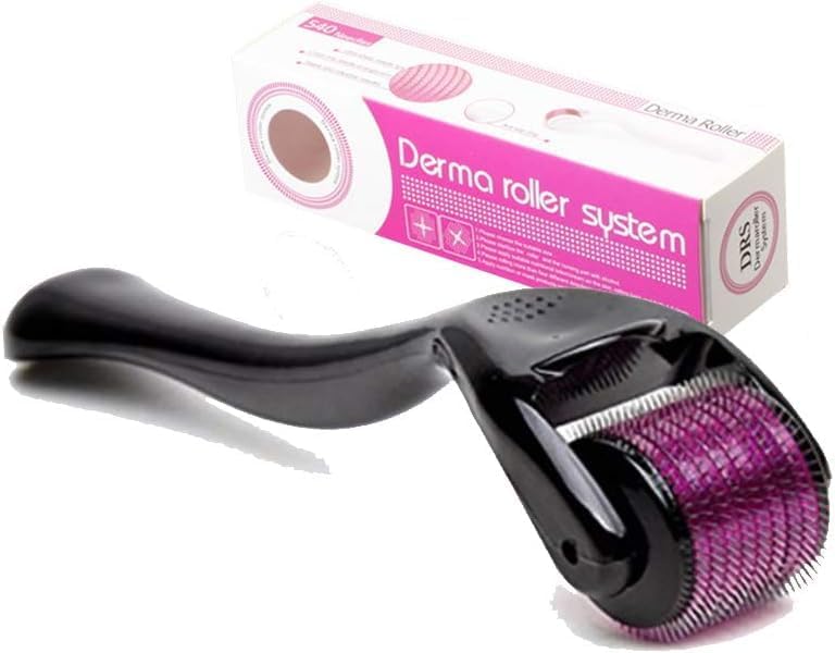 540 Derma Roller Skin Care Needle Micro Dermaroller Professional Derma Roller For Hair Growth Beard Growth Facial Beauty Roller - Gadgets For All