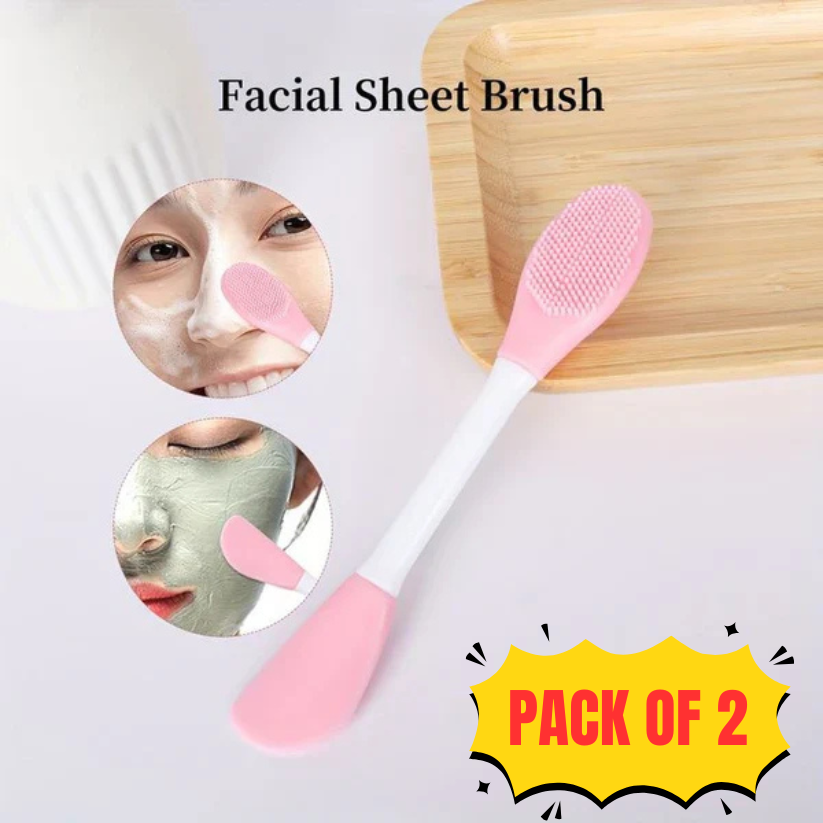 Double-sided silicone nose and face brush, gentle exfoliating cleanser, multi-purpose pet toothbrush, formaldehyde-free cleaning tool - Gadgets For All