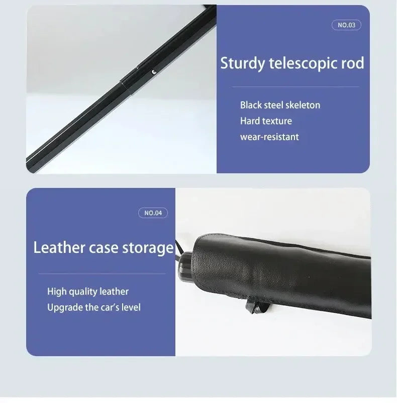 Car Sunshade Umbrella For Auto Shading Car Sun Shade Protector Parasol Summer Sun Interior Windshield Protection Curtain - Gadgets For All