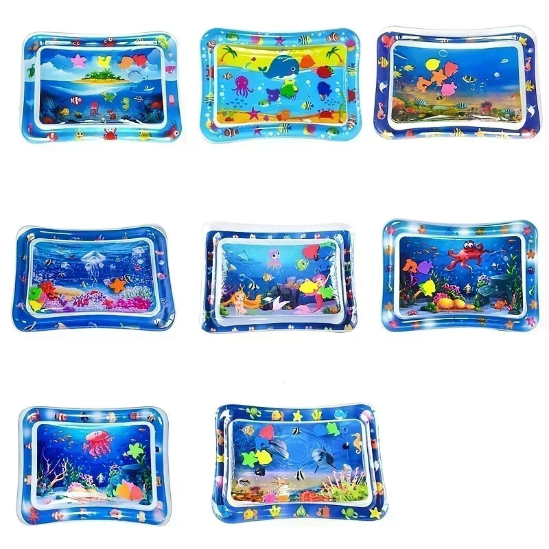 Large Baby Play Mat Summer Inflatable Water High Quality Baby Early Education Water Play Mat Suitable for Baby Activity Exercise - Gadgets For All