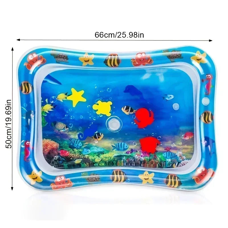 Large Baby Play Mat Summer Inflatable Water High Quality Baby Early Education Water Play Mat Suitable for Baby Activity Exercise - Gadgets For All