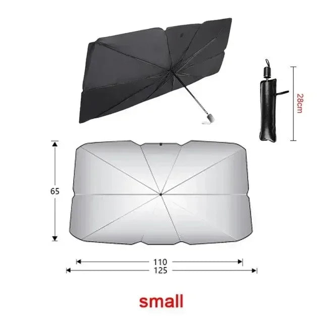 Car Sunshade Umbrella For Auto Shading Car Sun Shade Protector Parasol Summer Sun Interior Windshield Protection Curtain - Gadgets For All