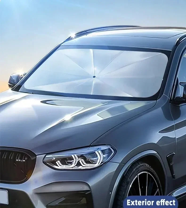 Car Sunshade Umbrella For Auto Shading Car Sun Shade Protector Parasol Summer Sun Interior Windshield Protection Curtain - Gadgets For All