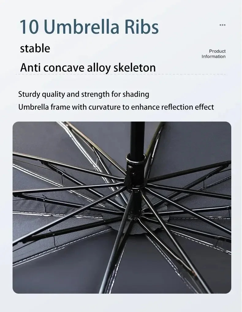 Car Sunshade Umbrella For Auto Shading Car Sun Shade Protector Parasol Summer Sun Interior Windshield Protection Curtain - Gadgets For All