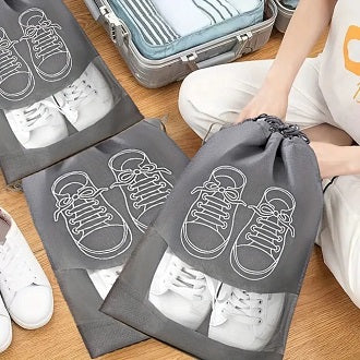 Travel Shoes Storage bag with clear window non-woven with PVC Bag - Gadgets For All