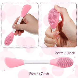 Double-sided silicone nose and face brush, gentle exfoliating cleanser, multi-purpose pet toothbrush, formaldehyde-free cleaning tool - Gadgets For All