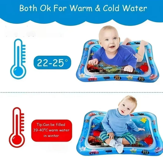 Large Baby Play Mat Summer Inflatable Water High Quality Baby Early Education Water Play Mat Suitable for Baby Activity Exercise - Gadgets For All